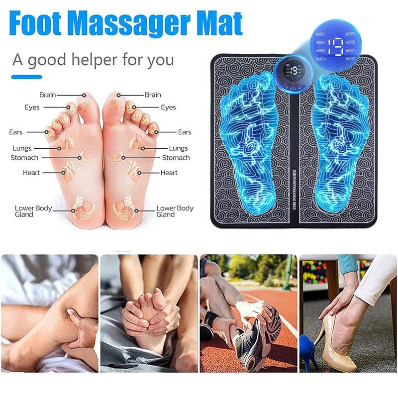 Rolura Electric Foot Massager Pad