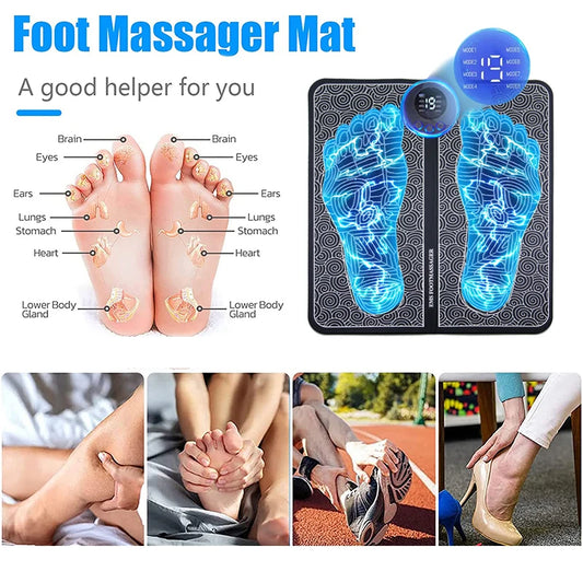 Rolura Electric Foot Massager Pad
